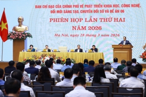 Thủ tướng chủ trì Phiên họp về phát triển khoa học công nghệ, đổi mới sáng tạo, chuyển đổi số và Đề án 06