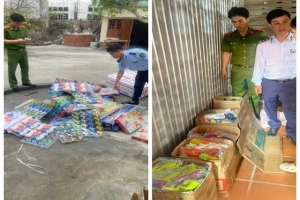 Phát hiện, tiêu hủy hơn 900 sản phẩm đồ chơi trẻ em không rõ nguồn gốc