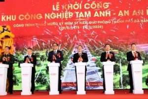 Đà Nẵng: Khởi công dự án Khu công nghiệp Tam Anh - An An Hòa