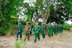 Tây Ninh: Đồn Biên phòng Sông Trăng tuần tra song phương bảo vệ biên giới
