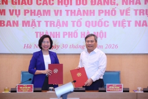 Hà Nội chuyển giao 18 hội về Mặt trận Tổ quốc: Tái cấu trúc đầu mối, tăng sức mạnh liên kết xã hội