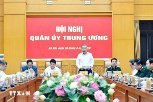 Tổng Bí thư Tô Lâm, dự, chỉ đạo Hội nghị Quân ủy Trung ương