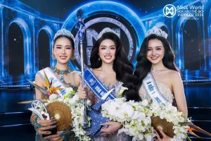 Người đẹp Hà Nội Phan Phương Oanh đăng quang Hoa hậu Thế giới Việt Nam 2025
