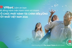 Huy động 2,36 tỷ USD, VPBank được vinh danh Tổ chức phát hành tài chính bền vững tốt nhất Việt Nam
