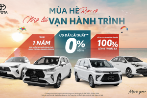 Toyota Việt Nam công bố doanh số bán hàng tháng 3 và Chương trình ưu đãi mua xe tháng 4