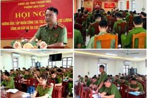 Thanh Hóa: Tập huấn nâng cao hiệu quả công tác tài chính cho Công an cấp xã