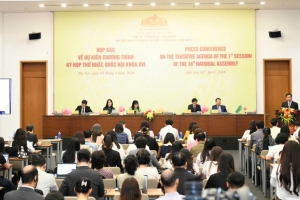 Kỳ họp thứ nhất, Quốc hội khóa XVI sẽ khai mạc vào sáng 6/4
