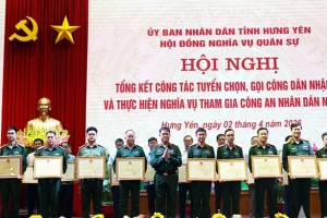 Hưng Yên nâng cao chất lượng tuyển công dân nhập ngũ