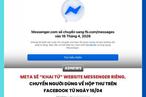 Meta chính thức khai tử website Messenger.com từ ngày 16/4