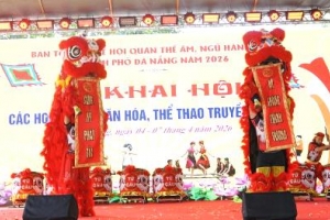 Lễ hội Quán Thế Âm 2026: Khai hội các hoạt động văn hóa, thể thao truyền thống