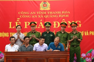 Ra mắt mô hình “Ngư dân vùng biển nói không với vũ khí, vật liệu nổ và pháo trái phép”