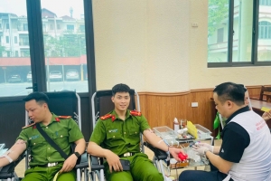 Công an tỉnh Hưng Yên tổ chức Ngày hội hiến máu tình nguyện
