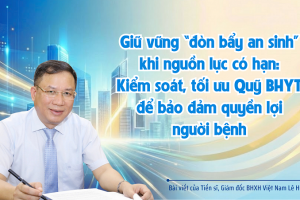 Giữ vững “đòn bẩy an sinh”: Kiểm soát, tối ưu Quỹ BHYT để bảo đảm quyền lợi người bệnh