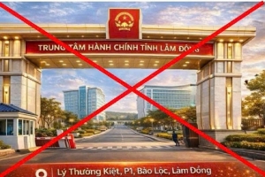 Cảnh báo tin giả liên quan Trung tâm Hành chính - chính trị tỉnh Lâm Đồng