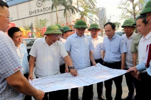 Thúc tiến độ các dự án giao thông đô thị Vinh, ưu tiên giải quyết vướng mắc mặt bằng