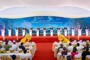 Thủ tướng Chính phủ Lê Minh Hưng dự lễ khởi công siêu dự án đường sắt tốc độ cao Hà Nội – Quảng Ninh