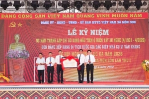 Xã Môn Sơn: Kỷ niệm 95 năm thành lập Chi bộ Đảng đầu tiên ở miền Tây xứ Nghệ