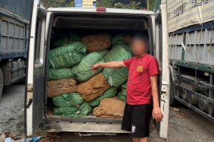 Phát hiện, thu giữ hơn 5 tấn nguyên liệu thuốc lá không rõ nguồn gốc