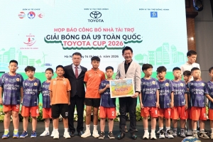 Khởi động Giải Bóng đá U9 toàn quốc Toyota Cup 2026