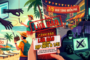 Công an TP Hải Phòng cảnh báo thủ đoạn lừa đảo trực tuyến dịp nghỉ lễ 30/4 và 1/5
