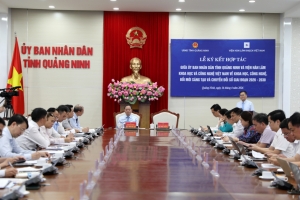UBND tỉnh Quảng Ninh ký kết hợp tác với Viện Hàn lâm Khoa học và Công nghệ Việt Nam