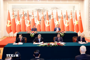 Việt Nam và Trung Quốc vừa ký 32 văn kiện hợp tác trên các lĩnh vực