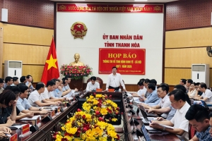 Thanh Hóa tổ chức họp báo thông tin về tình hình kinh tế - xã hội quý I