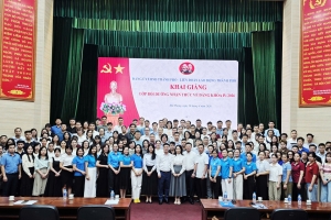 Hải Phòng: Khai giảng lớp bồi dưỡng nhận thức về Đảng cho đoàn viên Công đoàn tại các DN trong KCN, Khu kinh tế
