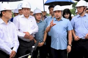 Bí thư Hà Nội Trần Đức Thắng kiểm tra loạt đại dự án giao thông