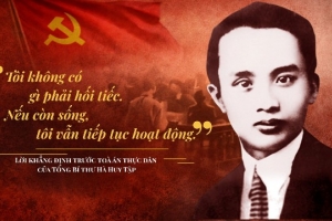 Lễ kỷ niệm 120 năm Ngày sinh Tổng Bí thư Hà Huy Tập