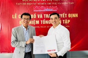 Tạp chí điện tử Sở hữu Trí tuệ và Sáng tạo có Tổng Biên tập mới