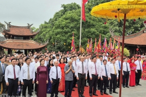 Phú Thọ: Thành kính dâng hương Quốc Tổ Lạc Long Quân, tưởng nhớ Tổ Mẫu Âu Cơ