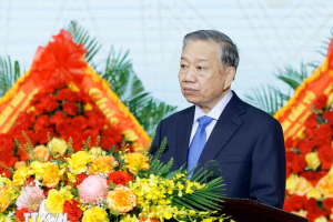 Tổng Bí thư, Chủ tịch nước Tô Lâm: Quân khu 5 phải phát huy vai trò nòng cốt trong xây dựng nền quốc phòng toàn dân