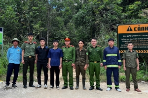 Bắc Ninh: Giải cứu kịp thời hai du khách lạc trong rừng sâu Tây Yên Tử