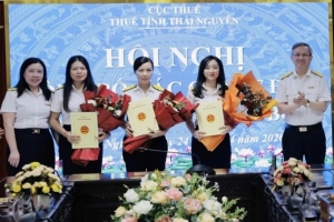 Thuế tỉnh Thái Nguyên điều động, bổ nhiệm cán bộ quản lý