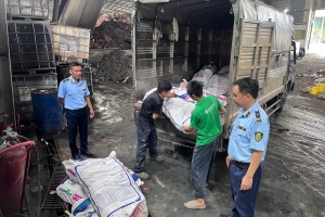 Hưng Yên: Tiêu hủy hơn 1 tấn mỡ lợn không rõ nguồn gốc xuất xứ