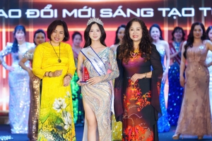 Đinh Thu Hà – thí sinh trẻ tuổi nhất đăng quang “Hoa khôi truyền cảm hứng” tại Miss Global Business Innovation 2026