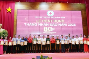 Quảng Ninh: Phát động Tháng Nhân đạo năm 2026