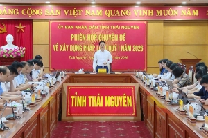 Thái Nguyên tập trung cao điểm xử lý văn bản quy phạm pháp luật sau sáp nhập