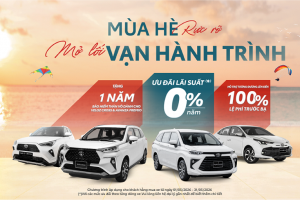 Toyota Việt Nam dành nhiều chương trình ưu đãi cho khách hàng mua xe trong tháng 5/2026
