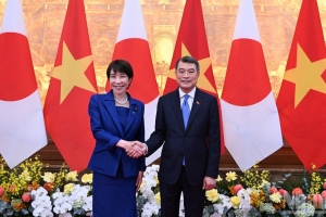 Thủ tướng Lê Minh Hưng chủ trì lễ đón Thủ tướng Nhật Bản Takaichi Sanae