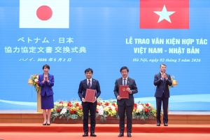 Việt Nam - Nhật Bản ký kết hợp tác công nghệ thông tin và truyền thông, chuyển đổi số
