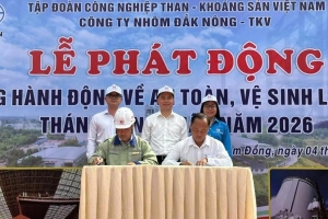 Công ty Nhôm Đắk Nông - TKV phát động Tháng hành động ATVSLĐ và Tháng Công nhân năm 2026