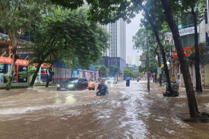 Hà Nội chủ động phương án ứng trực tại 220 điểm úng ngập, giảm thiểu thời gian xử lý khi mưa lớn