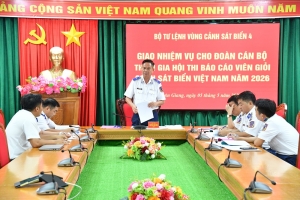 Chuẩn bị kỹ lưỡng cho Hội thi báo cáo viên giỏi Cảnh sát biển Việt Nam năm 2026
