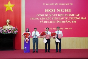 Quảng Trị kiện toàn bộ máy Trung tâm Xúc tiến Đầu tư, Thương mại, Du lịch