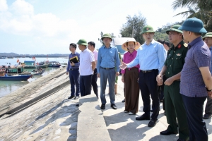 Quảng Ninh: Kiểm tra công tác phòng, chống thiên tai và phát triển kinh tế biển tại Cô Tô