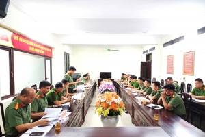 Công an Ninh Bình công bố quyết định thanh tra công tác chống buôn lậu, hàng giả