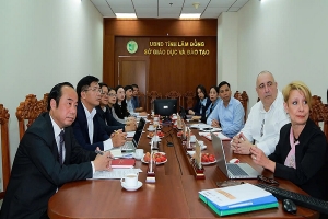 Lâm Đồng làm việc với đoàn CMA Pháp: Thúc đẩy hợp tác đào tạo nghề, gắn kết doanh nghiệp