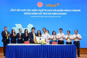 LPBank ký kết hợp tác với Thuế TP.HCM: Đồng hành hộ kinh doanh và cá nhân kinh doanh chuyển đổi số
